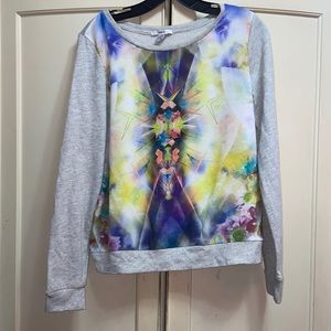 Multi colored sweatshirt XS